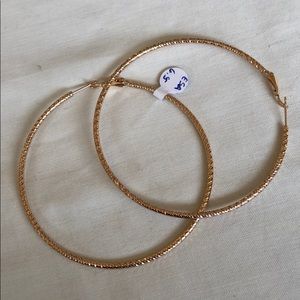 18 k gold filled hoops